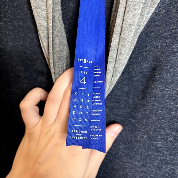 Kit and Ace Gray Tunic Sweater - Picture 3 of 6